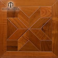Follow for more design idias. Lobby Flower Tiles Design Walnut Laminate Wood Inlay Parquet Flooring Pfm Stone Building Art