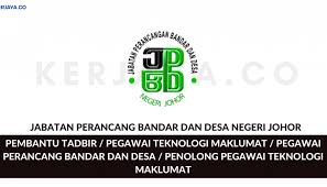 Kementerian perumahan dan kerajaan tempatan/jabatan perancang bandar dan desa jadual gaji pegawai sedang berkhidmat dalam perkhidmatan penolong pegawai perancang bandar dan. Jabatan Perancang Bandar Dan Desa Negeri Johor Kerja Kosong Kerajaan
