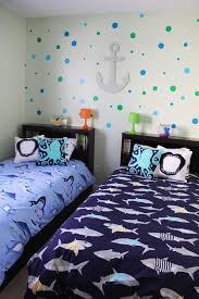 Boys Shark Theme Shared Bedroom Shark Boys Room Creative Bedroom Shared Bedroom