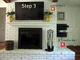 The pillows look lovely on the sofa but the reality is that we actually sit on the sofa. How To Mount A Tv On A Brick Fireplace Updated