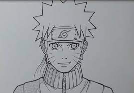 Mulailah dengan membuat sketsa persegi panjang. Cara Menggambar Kartun Naruto Notordinaryblogger