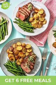 Goodbye Dinner Rut Hellofresh Get 6 Free Meals Free Shipping In 2020 Hello Fresh Recipes Food Seared Steak Recipe