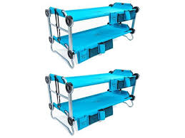Diy how to make a pvc camping cot. Disc O Bed Youth Kid O Bunk Benchable Camping Cot With Organizers Blue 2 Pack Newegg Com