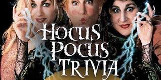 Pdfs of disney movie trivia questions and answers. Hocus Pocus Trivia Tiffany S At The Boardroom Albemarle 14 October 2021