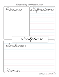 Free Vocabulary Worksheets Printables Primarylearning Org Do you like learning about new things in english?