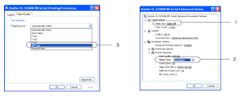 If you cannot find your brother machine on the printers list, click windows update to update the printers list. How Do I Print On Thick Paper Labels And Envelopes From The Mp Tray In Windows Applications Brother