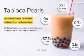 boba nutrition facts calories carbs and health benefits