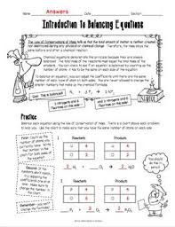 There are two types of methods that are employed for chemical equations. Introduction To Balancing Chemical Equations Worksheet Chemistry Worksheets Teaching Chemistry Chemical Equation