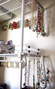 Use Riktig Curtain Hooks To Keep Your Jewelry Neat Jewelry Organization Jewellery Storage Ikea Hack