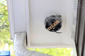 How do you fit a light fixture into a hole? How To Install An Exterior Motion Sensor Light