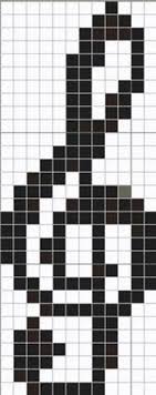 Just click on the name of the site to locate the patterns. Music Symbol Chart Cross Stitch Music Knitting Charts Music Symbols