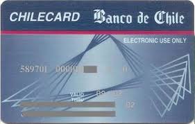 Descubre la ideal para ti. Tarjeta De Banco Chilecard Banco De Chile Banco De Chile Chile Col Cl Pl 0002