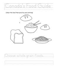 Select print at the top of the page, and the advertising and navigation at the top of the page will be ignored, or 2) click on the image in the bottom half of the screen to make that frame active. Canada S Food Guide Printing And Colouring Pages For Primary Tpt