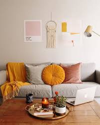 Orange Decor Doesn T Have To Be Overflowing To Have An Impact In 2020 Living Room Orange Yellow Living Room Living Room Decor Orange
