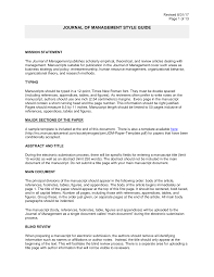 After the abstract one the same page and starting a new paragraph are keywords, in italics, that will assist others in researching Https Journals Sagepub Com Pb Assets Cmscontent Jom Jom Style Guide Revised 2017 Pdf