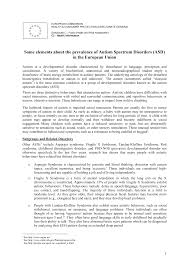 Autism spectrum, also known as autism spectrum disorder (asd) or autism spectrum condition (asc), is a range of neurodevelopmental disorders that includes. Http Ec Europa Eu Health Ph Information Dissemination Diseases Autism 1 Pdf