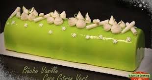Recette De Buche De Noel Vanille Coco Citron Vert