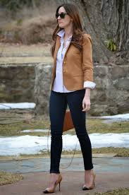 Black Blazer With Jeans For Girls Image Result For Black Jeans And Brown Jacket Female Fashionable Work Outfit Casual Work Outfits Work Outfits Women