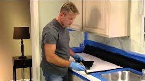 See how to paint a navy bathroom cabinet for a both kits are available in dark or light tint bases. Kitchen Projects