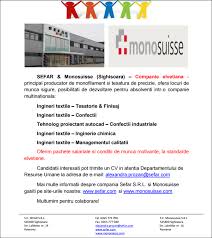 Nu rata cele mai noi posturi pentru o cariera de succes. Emplo Portal Cu Locuri De Munca Pentru Inginerii Textilisti Ingineri Textile Sighisoara