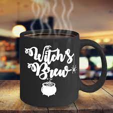Halloween food products are a fun way to get in the spooky spirit. Now In Black Witches Brew Coffee Mug Halloween Themed Witch Cauldron Best Sarcastic Ceramic Cups Wi Halloween Mug Cricut Christmas Ideas Custom Tumbler Cups