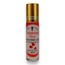 Scented Anointing Oil - Holy Skete of St Anna - Poppy - BlessedMart
