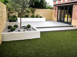 Just plant and watch your garden thrive as they bloom year after year. Low Maintenance Minimalistic Back Garden Jb Landscapes Contemporary Garden Design Minimalist Garden Modern Garden Design