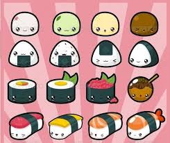 Kawaii Sushi Desenhos Kawaii Kawaii Desenhos Fofos Kawaii Bonito