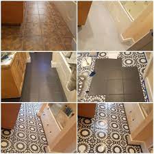 Cordelia Tile Stencil Diy Flooring Painting Bathroom Tiles Painting Tile Floors