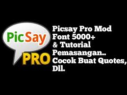 After installation, open picsay pro and in the title editor tap the preview or press the menu button and choose font. Picsay Pro Mod 5000 Font Link Download Dideskripsi Youtube