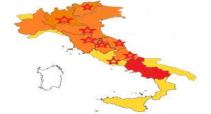 Ecco le 60 domande e le 60 riposte sulle cose che si possono e non possono fare con questo nuovo colore. Colori Regioni Lombardia E Piemonte In Arancione Scuro Campania In Rosso Informatore Orobico