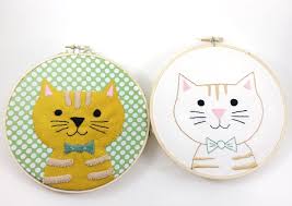 Links preceded by a plus sign (+) require free registration (to that particular site, not to embroidery pattern central) before viewing. 15 Cat Embroidery Patterns
