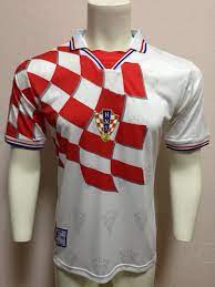 1998 Croatia World Cup Home Jersey World Cup Jerseys Football Shirts Red Shirt