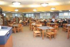 High School Library Color Scheme Google Search School Library Design Library Design High School Library