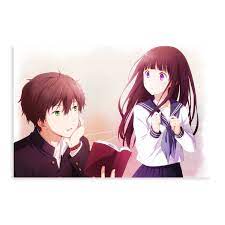 Amazon.com: Anime Hyouka Classic Literature Club Series 45 Canvas Poster  Wall Art Decor Print Picture Paintings for Living Room Bedroom Decoration  Unframe:20x30inch(50x75cm) : Hogar y Cocina