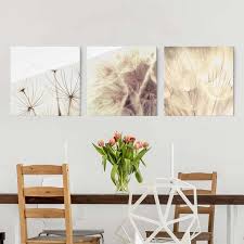 Glasbild Mehrteilig Pusteblumen Und Graser 3 Teilig Wandbild Glas Glasbilder Wohnzimmerwand Wandbild Kuche