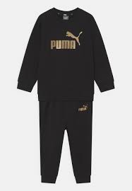 Pumas, kojoten, wölfe und auch männliche schwarzbären reißen gelegentlich jungtiere. Puma Minicats Crew Set Unisex Trainingsanzug Puma Black Schwarz Zalando De