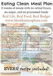 Free Meal Plan For Summer Your Whole Family Will Love It Clean Meal Plan Clean Eating Meal Plan Clean Recipes