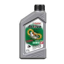 Castrol 06119 Actevo 10w 30 Part Synthetic 4t Motorcycle Oil 1 Quart Bottle Pack Of 6 Amazon In Car Motorbike