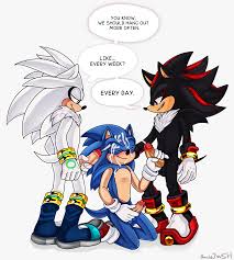 Rule34 - If it exists, there is porn of it  shadow the hedgehog, silver  the hedgehog, sonic the hedgehog  3757999