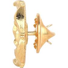 gold rose pin