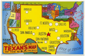 How Texans See The Usa Texas Map Texans Funny Maps