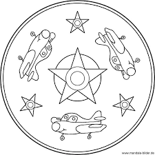 Flugzeug Mandala Zum Kostenlosen Ausdrucken Und Ausmalen