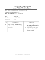 Kisi kisi ujian praktek bahasa indonesia sma 2019. Ujian Praktek Bahasa Arab Pdf