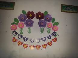 Hiasan dinding unik berbentuk bunga kincir dari kertas hvs berwarna untuk bahan ornamen dekorasi kelas atau ruangan sekolah. Hiasan Dinding Kelas Juga Arsilna Paper Craft Ponorogo Facebook