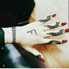 Boys also like different and unique tattoos on the body and hand. Pin By Lisa Alabdali On Pics Alphabet Letters Design Modern Mehndi Designs Mehndi Art Designs