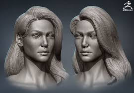 Image Result For 3d Organic Model Zbrush Sculpting Portrait Sculpture 3d Face Model