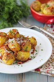 Parmesan Potatoes Olga S Flavor Factory Recipe Vegetable Side Dishes Parmesan Potatoes Cooking Recipes