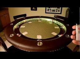 Custom Poker Table Led Effects Custom Poker Tables Poker Table Bars For Home