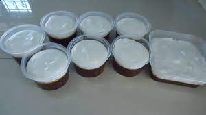 Masukkan adunan ke dalam periuk. Zara Baking Tepung Boko Ubi Kayu Gula Merah